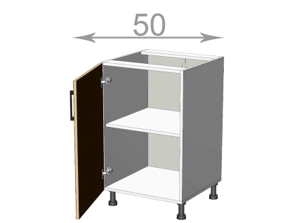 craft skrinka 50 l5082 grafit biela matn4e748131