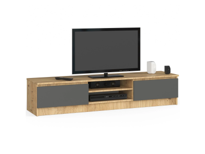 rtv stol k 160 cm pod tv remeseln cky dub81c092d