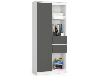kni nica r 80 cm clp r15 biela grafit 795580cf