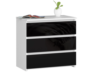 no n stol k cl3 60 cm biela ierna lesk 34f9e301