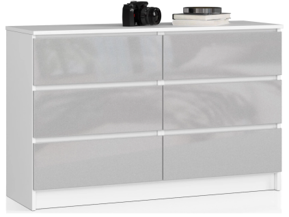 komoda kuba 120 cm 6 z suviek akryl meta2385ae44
