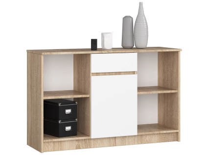 komoda b 17 120 cm sonoma biela 78b50afe