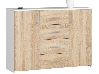 komoda torvi k 110 cm biela dub sonoma 13c0c2f3