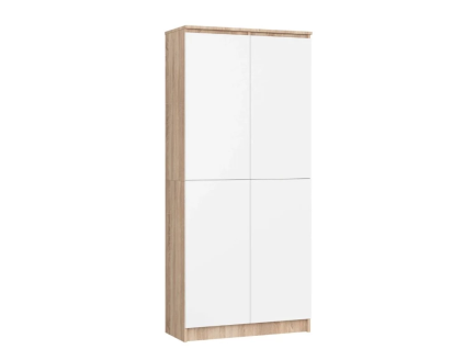 Skriňa Rexa III 80 cm CLP  sonoma/biela