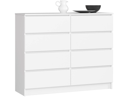 komoda kuba 120 cm 8 z suviek biela 5cf4a1ef