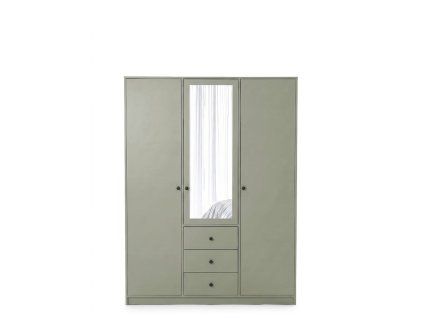 SIENA D3 LUX, satnikova skrina, eukalyptus, so zrkadlom 1