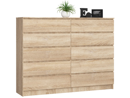 komoda kuba 160 cm 10 z suviek sonoma 0e6dbed1