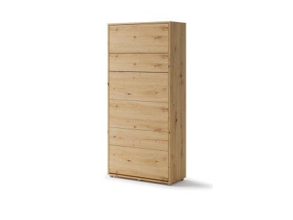 BED CONCEPT BC 03, sklapacia postel vertikalna 90, dub artisan 1