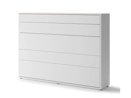 BED CONCEPT BC 04, sklapacia postel horizontalna 140, biela 1