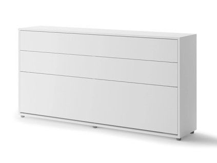 BED CONCEPT BC 06, sklapacia postel horizontalna 90, biela 1