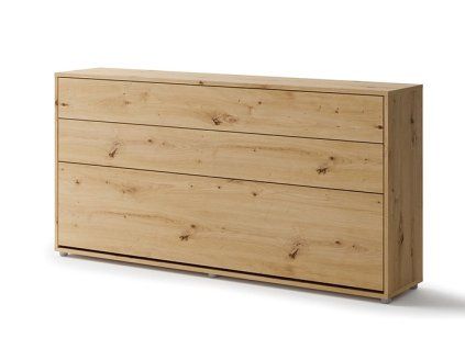 BED CONCEPT BC 06, sklapacia postel horizontalna 90, dub artisan 1