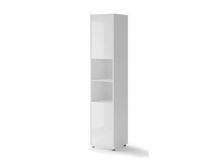 BED CONCEPT BC 08, 2 dverova skrinka 2d, biela leskla 1