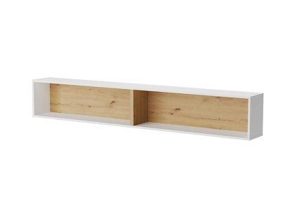 BED CONCEPT BC 30, zavesna polica, biela dub artisan 1