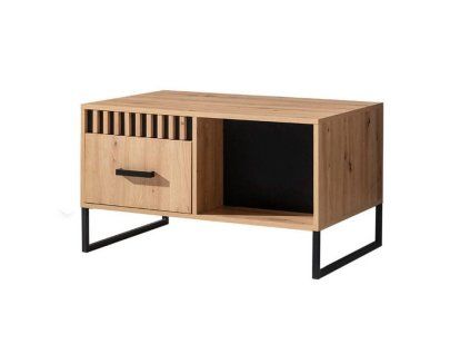 LAMELIX 08, konferencny stolik 90x60, dub artisan cierna 1