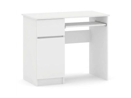 BROOKLIN 1D1S, pisaci stol lavy, biela 2. jpg