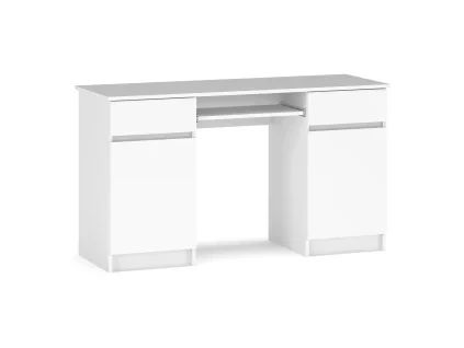 BROOKLIN 2D2S, dlhy pisaci stol, biela 1
