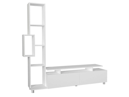 tulip vysok tv stol k biela tv stol k5db1b100