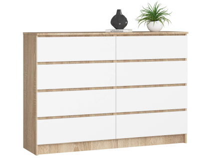 komoda kuba 140 cm 8 z suviek sonoma biec61186f5