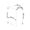 kuchynsk skrinka z vesn oliwia 40cm biel5497b30b