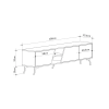 fiona tv stol k antick biela retro ed tv5203e4c3