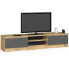 rtv stol k 160 cm pod tv remeseln cky dub81c092d