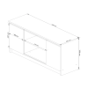 rtv stol k 120 cm na tv dub artisan 72040fd4