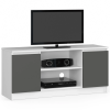 rtv stol k 120 cm na tv bielo grafitovo e721b63c