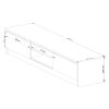 rtv stol k 160 cm na tv dub artisan a bie8152f99