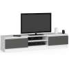 rtv stol k 160 cm na tv bielo grafitovo f0f3b3c6
