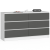 komoda kuba 140 cm 6 z suviek bielo graf6b941143