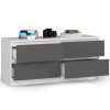 komoda kuba 120 cm 4 z suvky bielo grafieb9d46f5