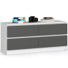 komoda kuba 120 cm 4 z suvky bielo grafi267b4cdd