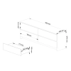 komoda kuba 160 cm 4 upl ky remeseln ckydcf31111