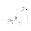 komoda clav 40 cm 4 z suvky jel a 81c70fb1