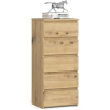 komoda clav 40 cm 5 z suviek dub artisan3731660a