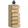 komoda clav 40 cm 5 z suviek dub artisan3153cfc6