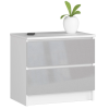 komoda liv 60 cm biela siv leskl 1f174758