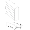 komoda kuba 120 cm 10 z suviek biela ervbe773d19