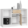 komoda b 17 120 cm biela sonoma 88abbcc9