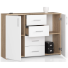 komoda torvi k 110 cm dub sonoma biela 11154baf