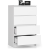 komoda kuba 60 cm 4 z suvky biel e6414606