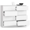komoda kuba 120 cm 8 z suviek biela d43ee7ae