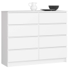 komoda kuba 120 cm 8 z suviek biela 5cf4a1ef