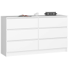 komoda kuba 140 cm 6 z suviek biela 6f98e028
