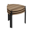 lenny 3 odkladacie stol ky orech 5894bb90