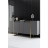 luxe komoda na no i k ch antracit zlat 21559939