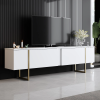 luxe tv stol k na no i k ch biela zlat 6615c0c9