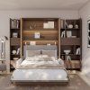 BED CONCEPT BC 01, sklapacia postel vertikalna 140, dub dunin 5