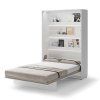 BED CONCEPT BC 01, sklapacia postel vertikalna 140, biela leskla 2