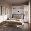BED CONCEPT BC 01, sklapacia postel vertikalna 140, biela leskla 3